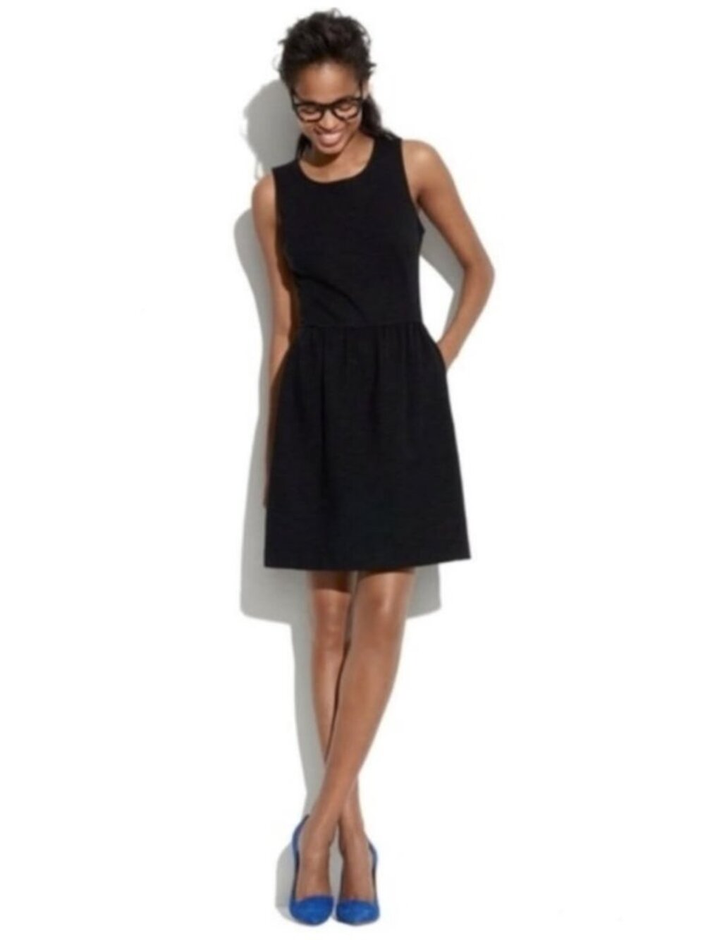 Madewell Afternoon Sleeveless Little Black Dress (size XS)